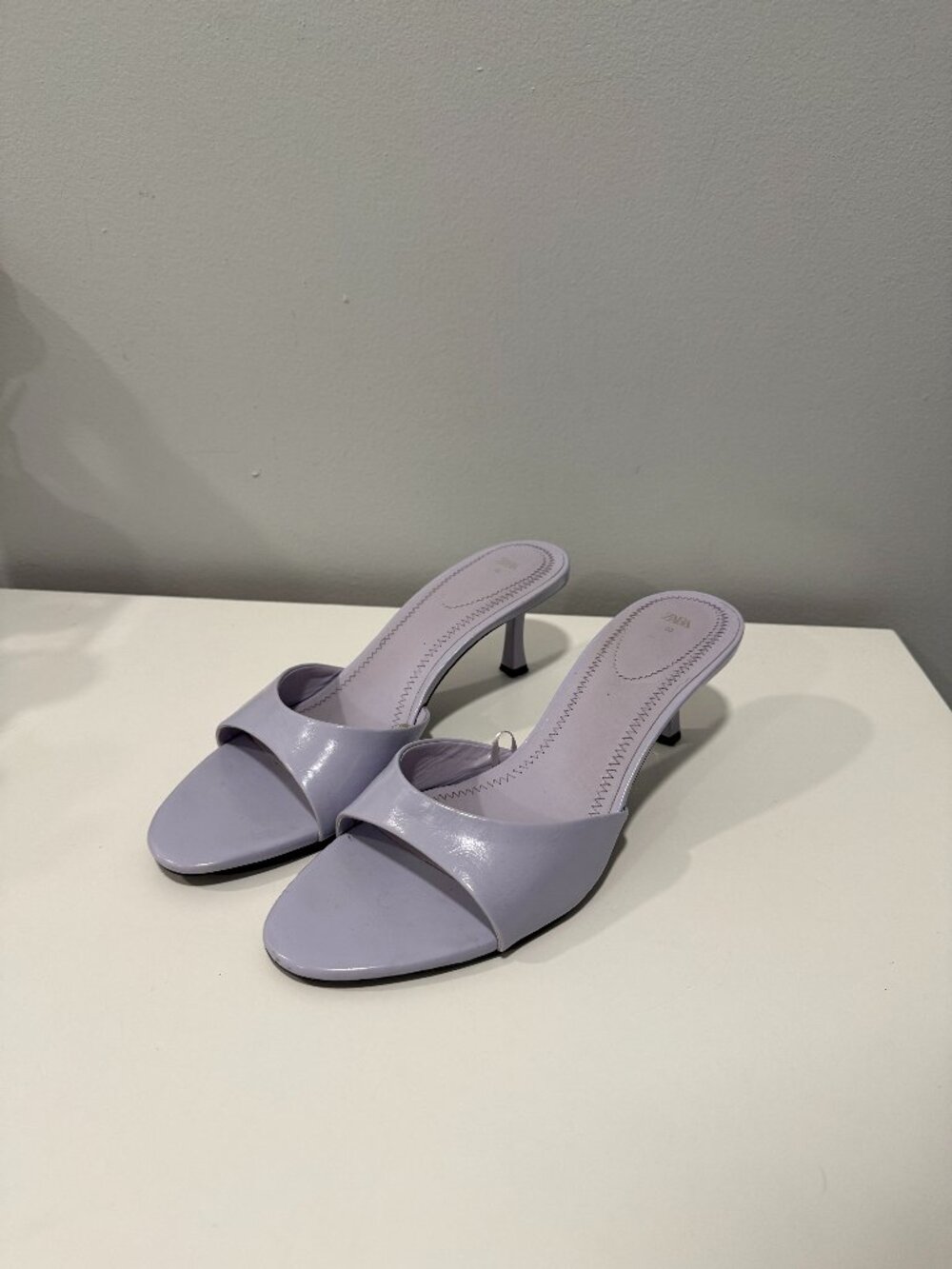 Zara Women's Heel Lavender Size 40